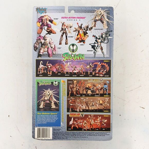 VTG Todd McFarlane Exo-Skeleton Spawn Action Figure 1996 Deluxe Edition ~ Green - Picture 3 of 12